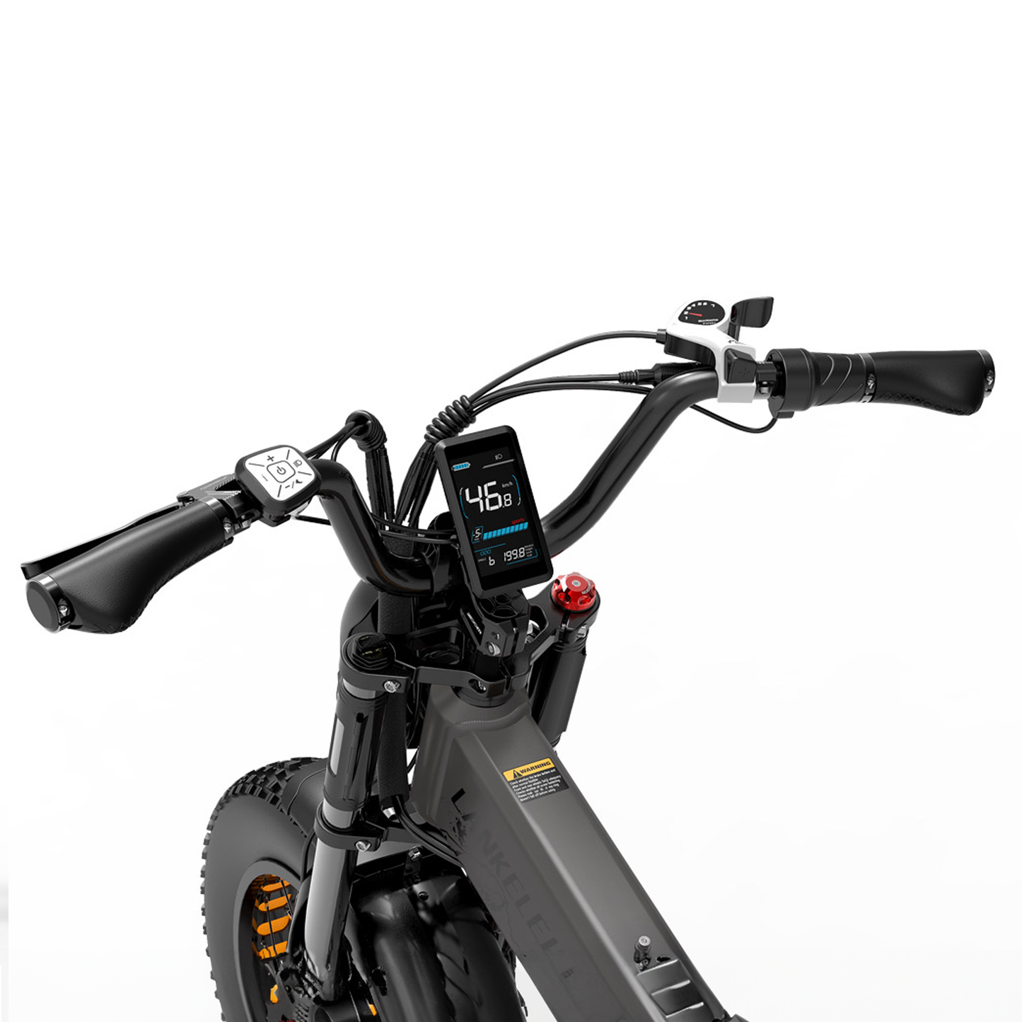 LANKELEISI | Vélo électrique pliant à suspension complète X3000 MAX à double moteur 2000 watts