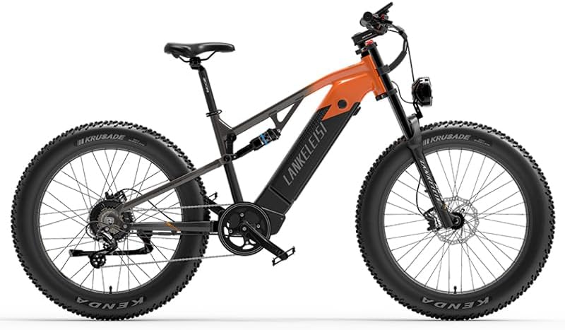 LANKELEISI | RV800 double suspension E-MTB 48v 20ah batterie Samsung 750w moteur Bafang