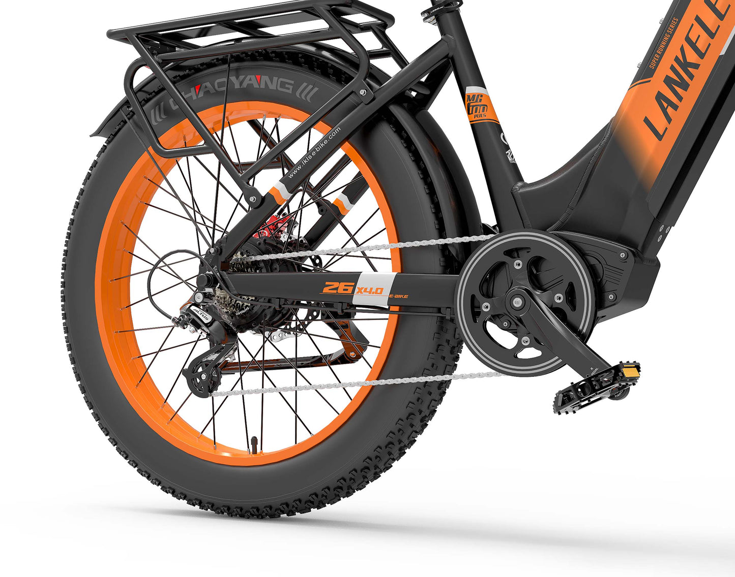 LANKELEISI | Vélo électrique pas à pas MG600 Fat-Tire, batterie 48v 20ah, moteur 1000w