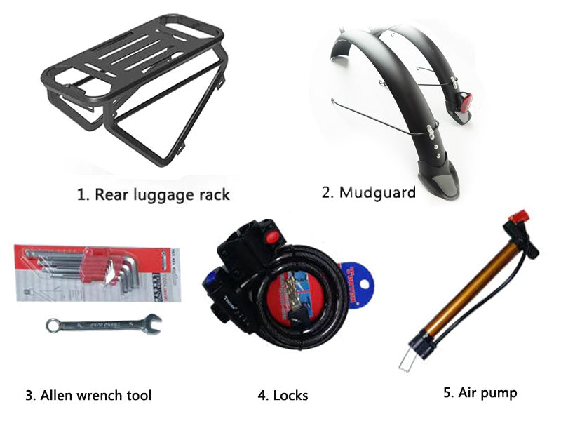 LANKELEISI | MX600 TREKKING E-BIKE Batterie 48V20Ah Moteur 500W Roues 27,5"x2,4"