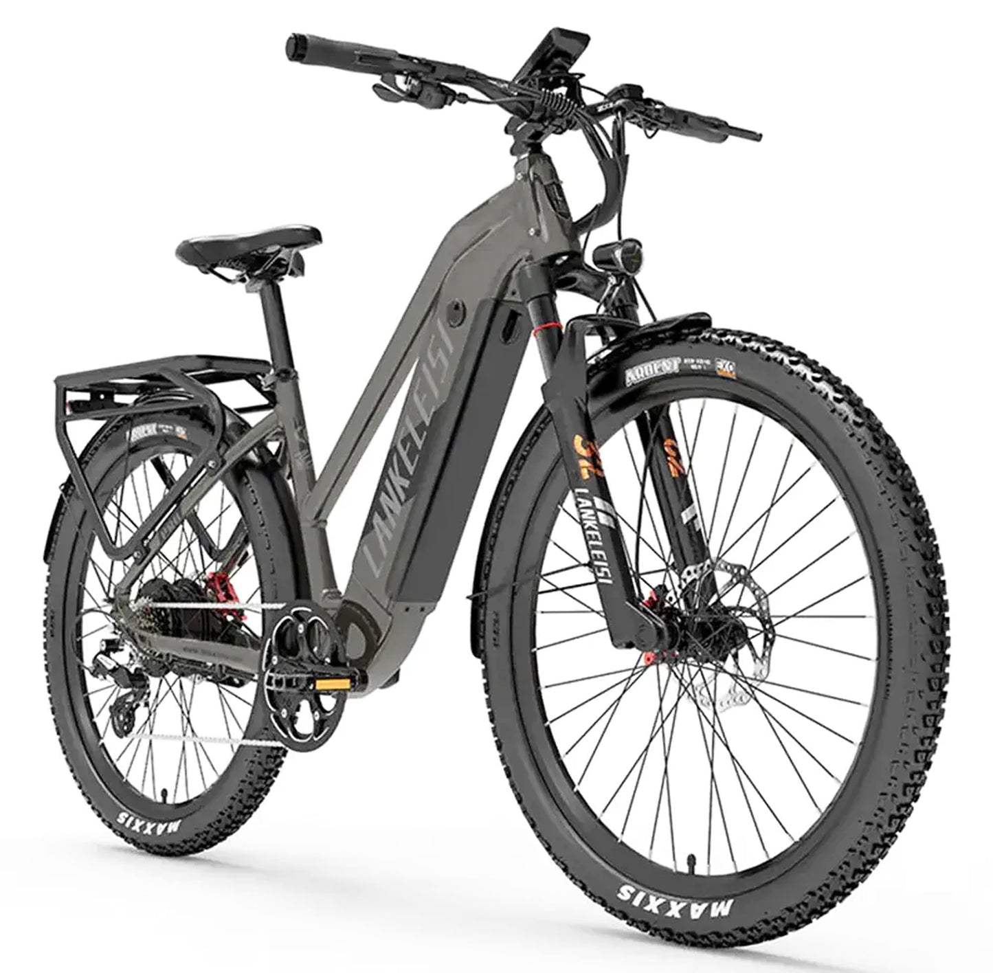 LANKELEISI | MX600 TREKKING E-BIKE Batterie 48V20Ah Moteur 500W Roues 27,5"x2,4"