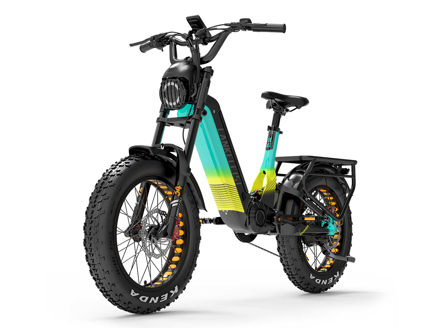 LANKELEISI | RX800 pleine suspension 20" gros vélo électrique 1000W 48V 20Ah