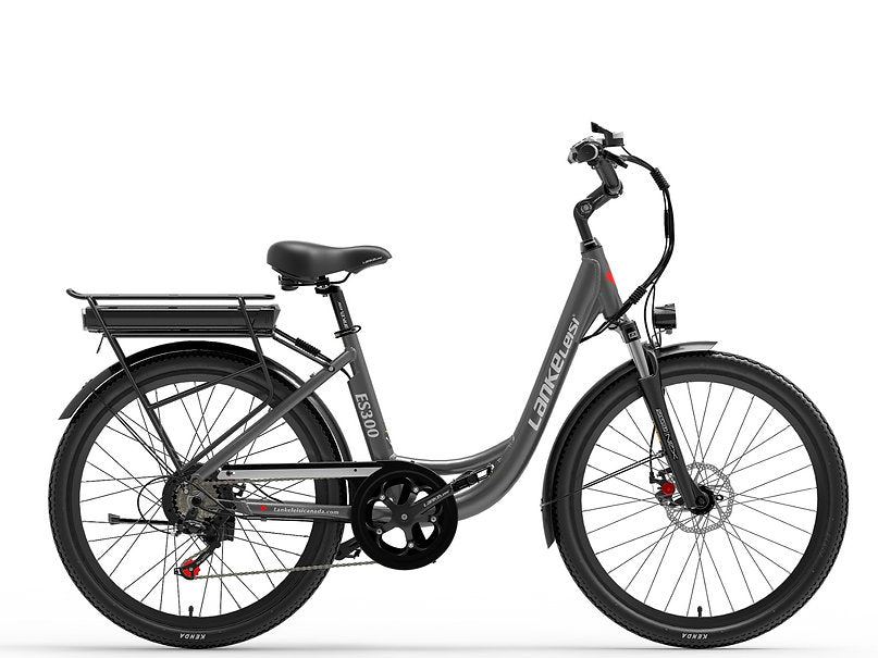 Lankeleisi | ES300 Step-thru 500w Rear hub motor 48v 12.8ah LG Removeable Battery E-bike