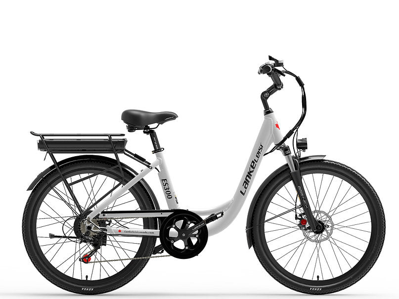 Lankeleisi | ES300 Step-thru 500w Rear hub motor 48v 12.8ah LG Removeable Battery E-bike