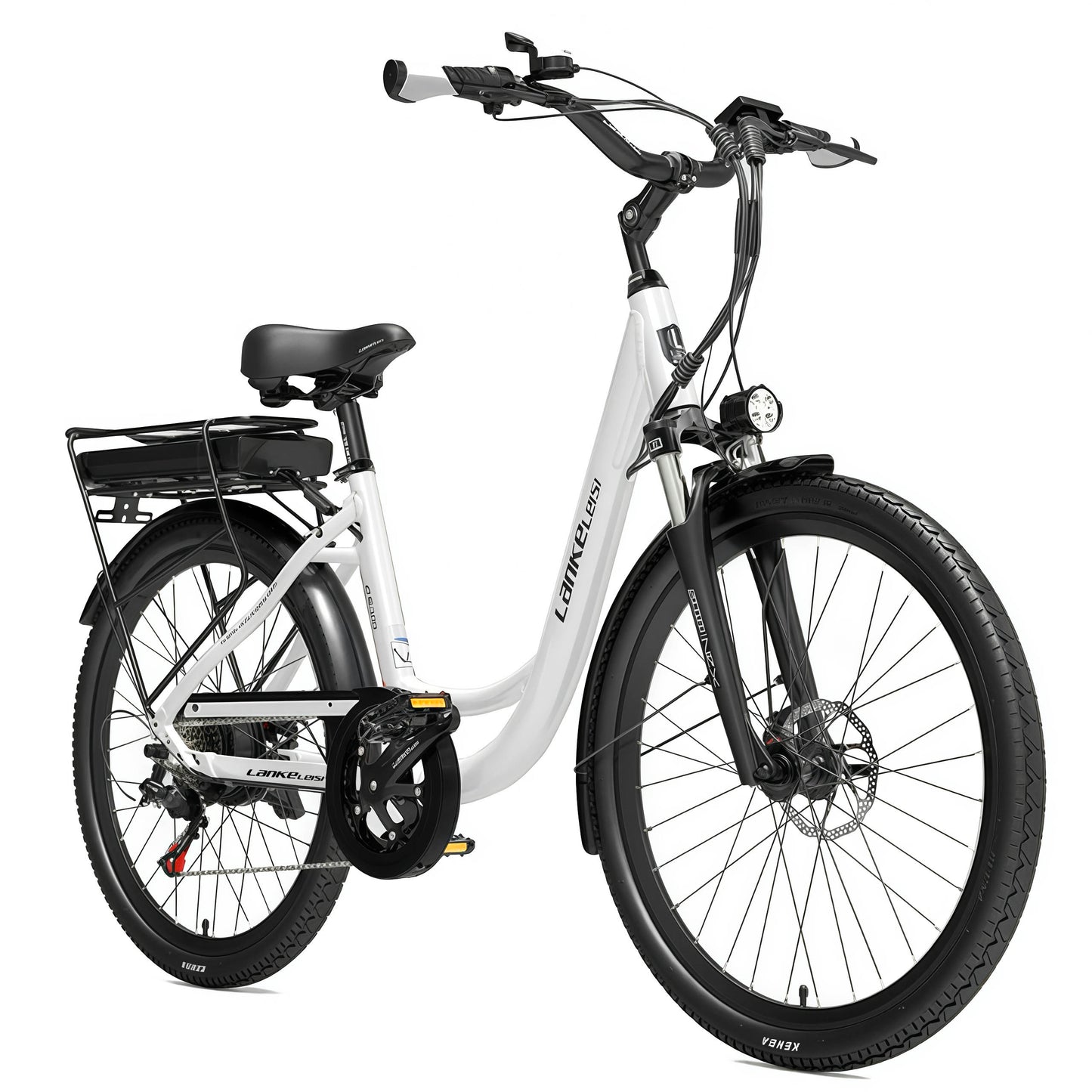 Lankeleisi | ES300 Step-thru 500w Rear hub motor 48v 12.8ah LG Removeable Battery E-bike