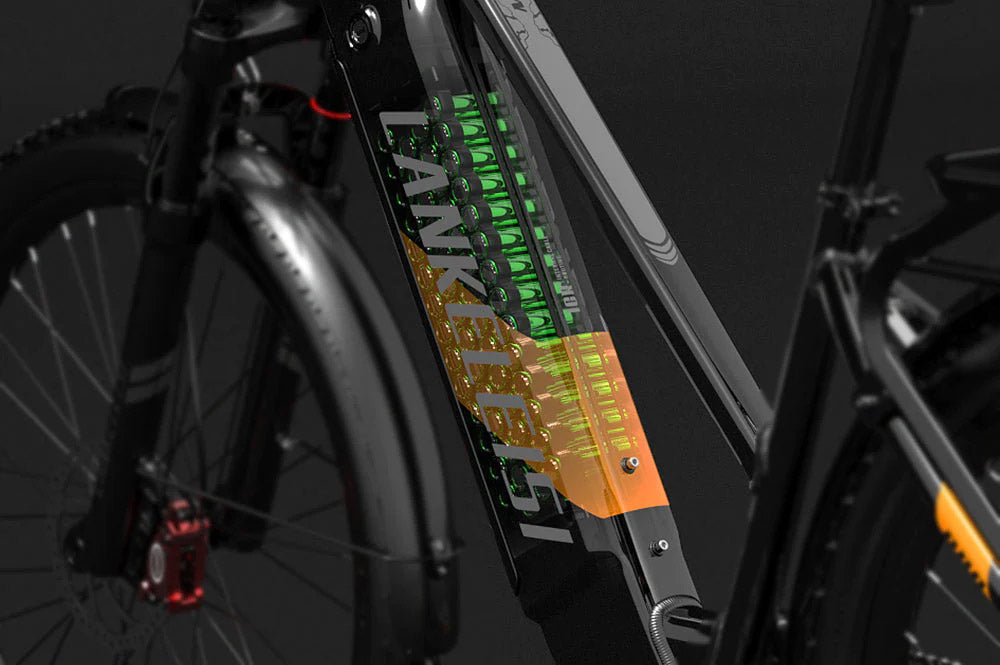 LANKELEISI | MX600 TREKKING E-BIKE Batterie 48V20Ah Moteur 500W Roues 27,5"x2,4"