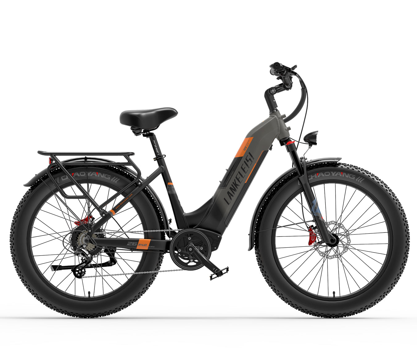 LANKELEISI | Vélo électrique pas à pas MG600 Fat-Tire, batterie 48v 20ah, moteur 1000w