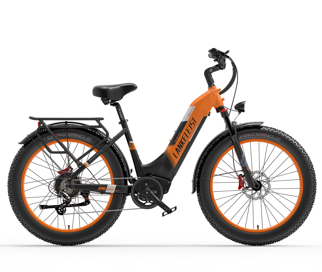 LANKELEISI | Vélo électrique pas à pas MG600 Fat-Tire, batterie 48v 20ah, moteur 1000w