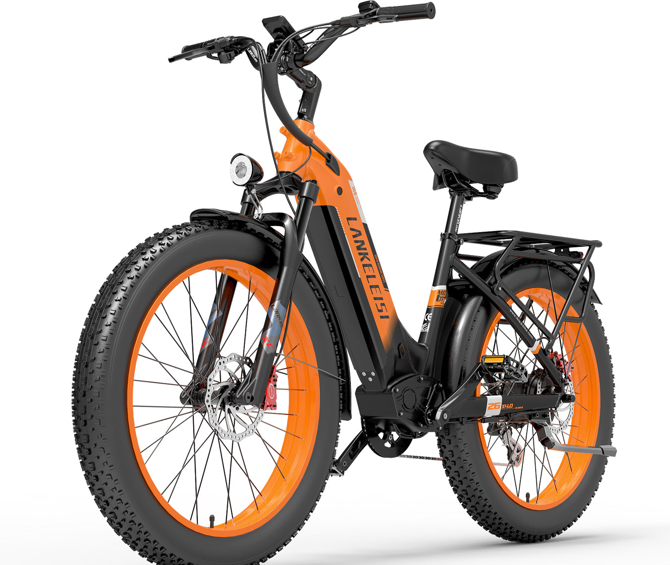 LANKELEISI | Vélo électrique pas à pas MG600 Fat-Tire, batterie 48v 20ah, moteur 1000w