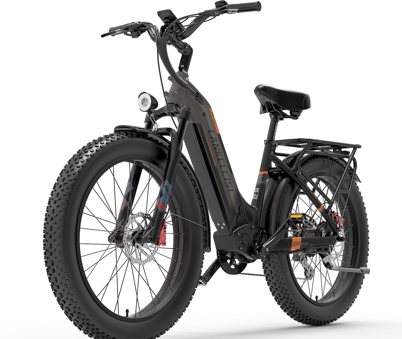 LANKELEISI | Vélo électrique pas à pas MG600 Fat-Tire, batterie 48v 20ah, moteur 1000w