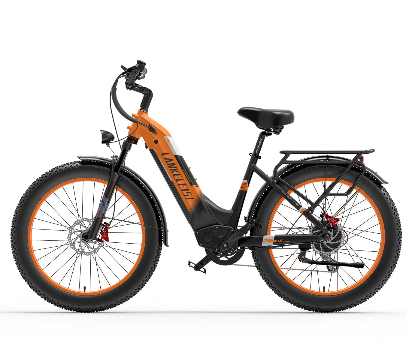 LANKELEISI | Vélo électrique pas à pas MG600 Fat-Tire, batterie 48v 20ah, moteur 1000w