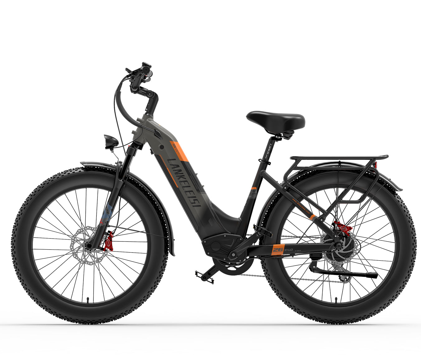 LANKELEISI | Vélo électrique pas à pas MG600 Fat-Tire, batterie 48v 20ah, moteur 1000w