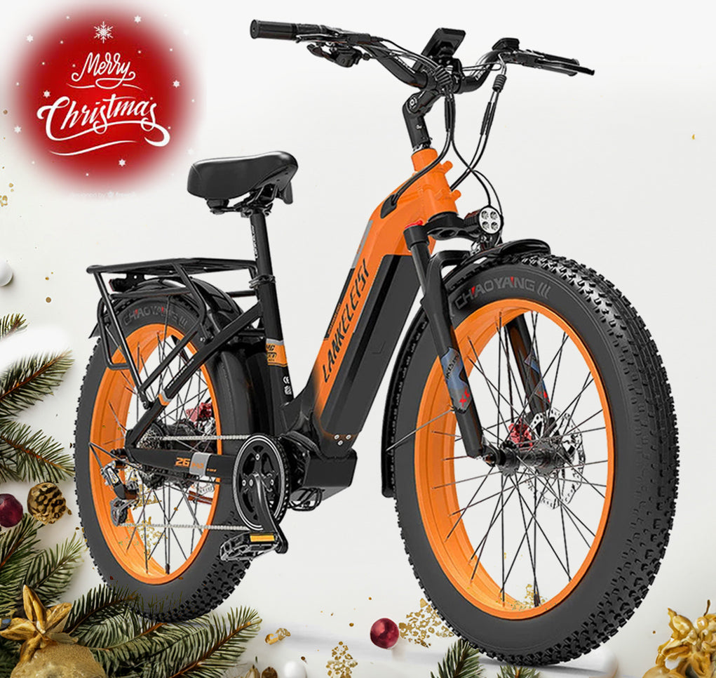 LANKELEISI | Vélo électrique pas à pas MG600 Fat-Tire, batterie 48v 20ah, moteur 1000w