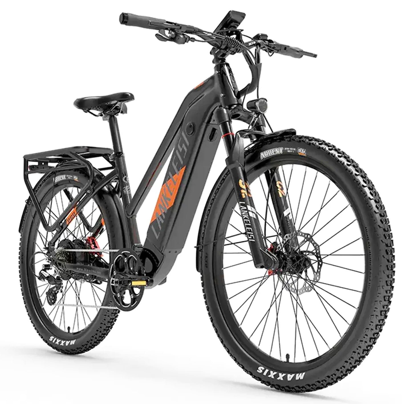 LANKELEISI | MX600 TREKKING E-BIKE Batterie 48V20Ah Moteur 500W Roues 27,5"x2,4"